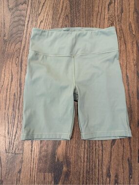 Athleta High-Rise Bike Shorts in Sage